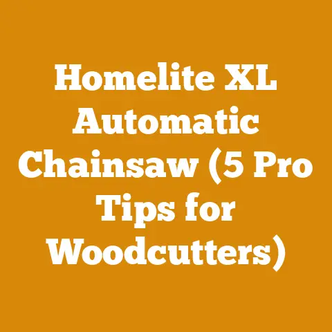 Homelite XL Automatic Chainsaw (5 Pro Tips for Woodcutters)