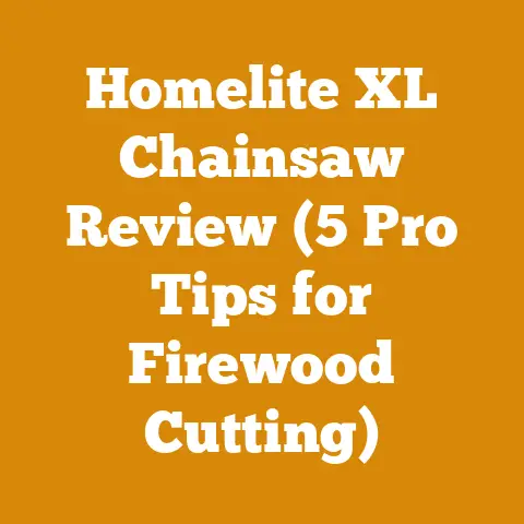 Homelite XL Chainsaw Review (5 Pro Tips for Firewood Cutting)