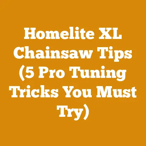 Homelite XL Chainsaw Tips (5 Pro Tuning Tricks You Must Try)