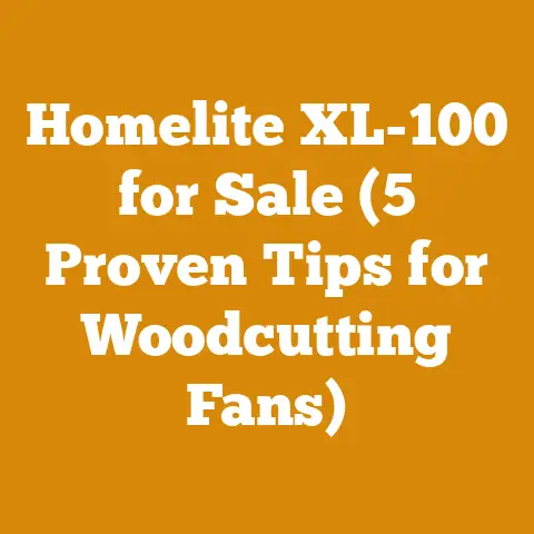 Homelite XL-100 for Sale (5 Proven Tips for Woodcutting Fans)