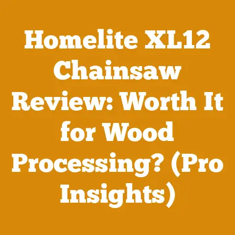 Homelite XL12 Chainsaw Review: Worth It for Wood Processing? (Pro Insights)