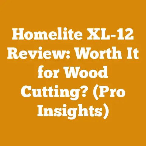 Homelite XL-12 Review: Worth It for Wood Cutting? (Pro Insights)