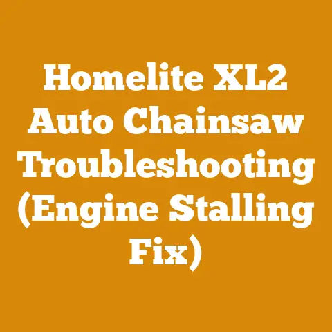 Homelite XL2 Auto Chainsaw Troubleshooting (Engine Stalling Fix)