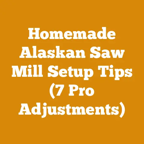 Homemade Alaskan Saw Mill Setup Tips (7 Pro Adjustments)