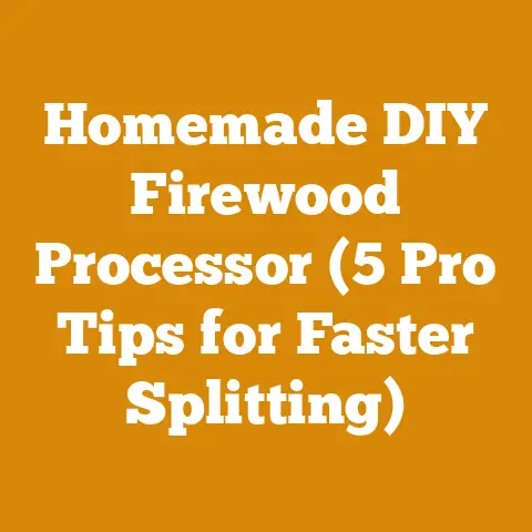 Homemade DIY Firewood Processor (5 Pro Tips for Faster Splitting)