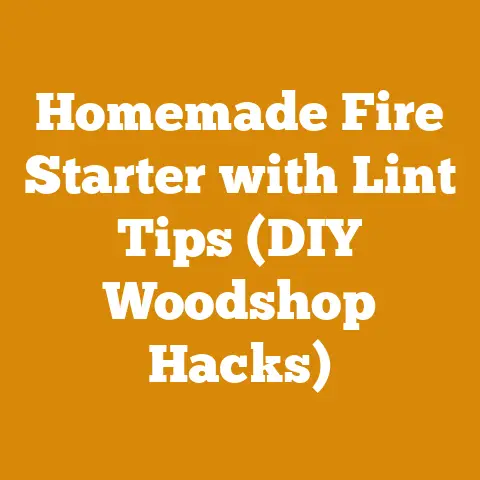 Homemade Fire Starter with Lint Tips (DIY Woodshop Hacks)