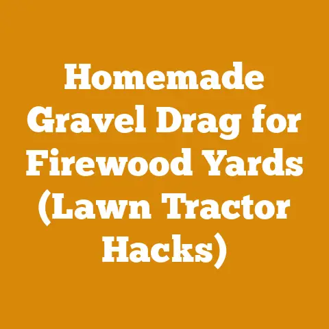Homemade Gravel Drag for Firewood Yards (Lawn Tractor Hacks)