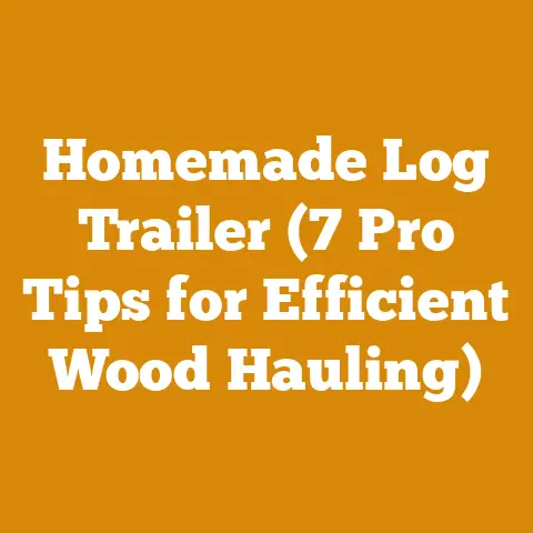 Homemade Log Trailer (7 Pro Tips for Efficient Wood Hauling)