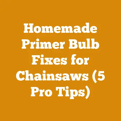 Homemade Primer Bulb Fixes for Chainsaws (5 Pro Tips)