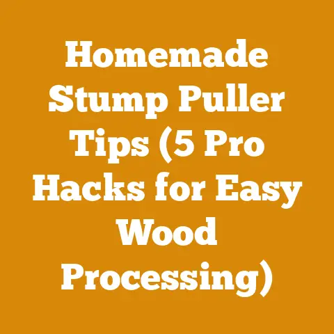Homemade Stump Puller Tips (5 Pro Hacks for Easy Wood Processing)
