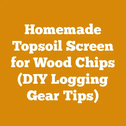 Homemade Topsoil Screen for Wood Chips (DIY Logging Gear Tips)
