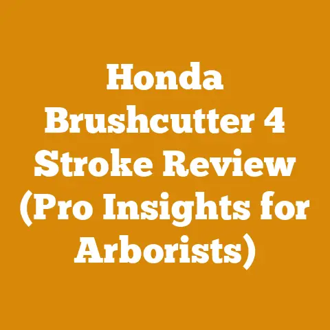 Honda Brushcutter 4 Stroke Review (Pro Insights for Arborists)
