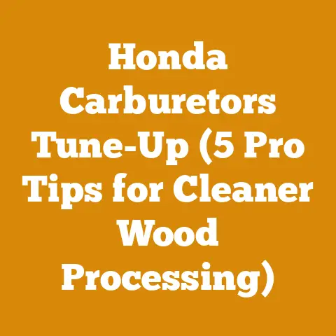 Honda Carburetors Tune-Up (5 Pro Tips for Cleaner Wood Processing)