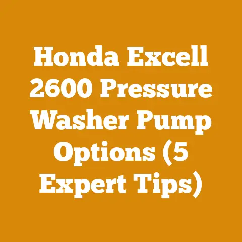 Honda Excell 2600 Pressure Washer Pump Options (5 Expert Tips)