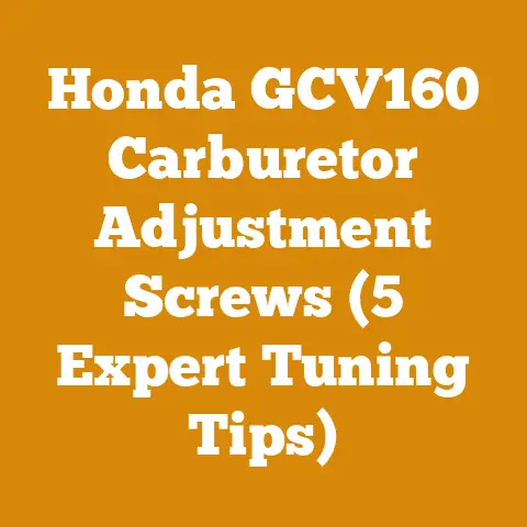 Honda GCV160 Carburetor Adjustment Screws (5 Expert Tuning Tips)