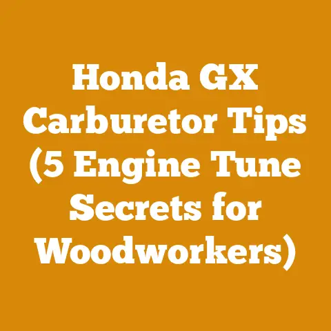 Honda GX Carburetor Tips (5 Engine Tune Secrets for Woodworkers)