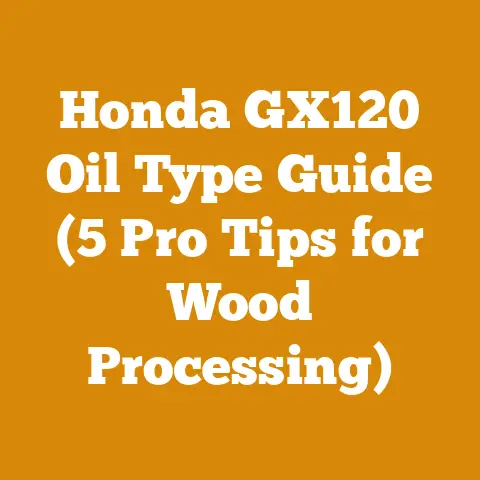 Honda GX120 Oil Type Guide (5 Pro Tips for Wood Processing)