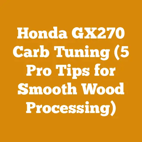 Honda GX270 Carb Tuning (5 Pro Tips for Smooth Wood Processing)