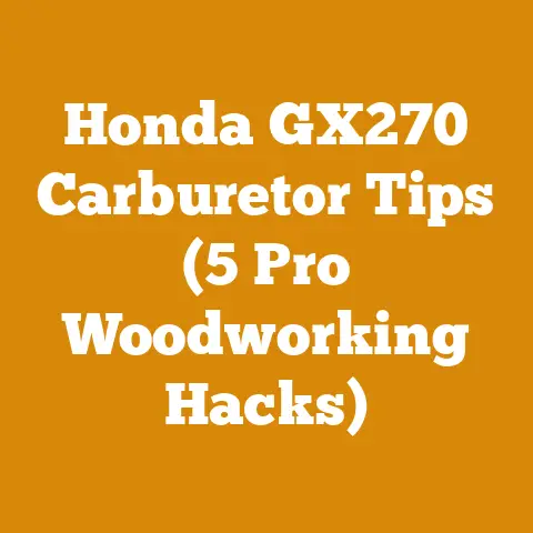 Honda GX270 Carburetor Tips (5 Pro Woodworking Hacks)