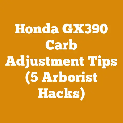 Honda GX390 Carb Adjustment Tips (5 Arborist Hacks)