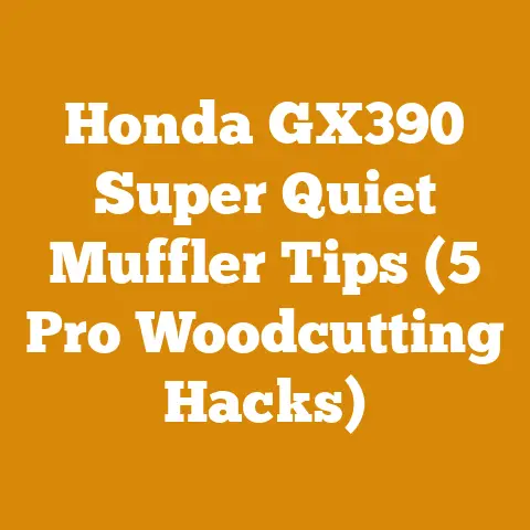 Honda GX390 Super Quiet Muffler Tips (5 Pro Woodcutting Hacks)