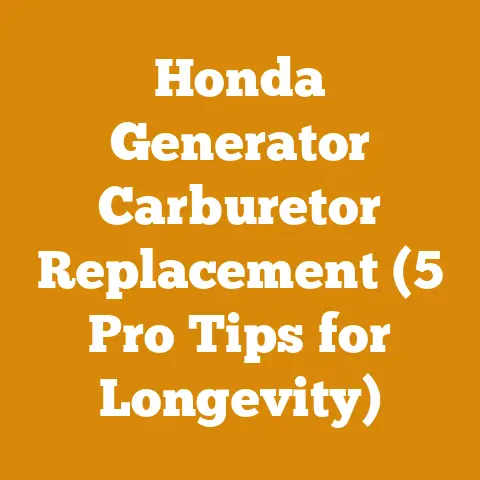 Honda Generator Carburetor Replacement (5 Pro Tips for Longevity)