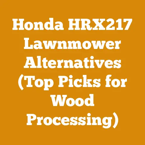 Honda HRX217 Lawnmower Alternatives (Top Picks for Wood Processing)