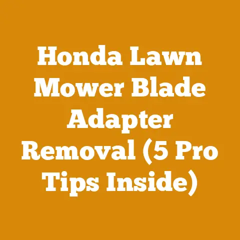 Honda Lawn Mower Blade Adapter Removal (5 Pro Tips Inside)