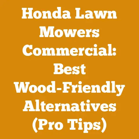 Honda Lawn Mowers Commercial: Best Wood-Friendly Alternatives (Pro Tips)