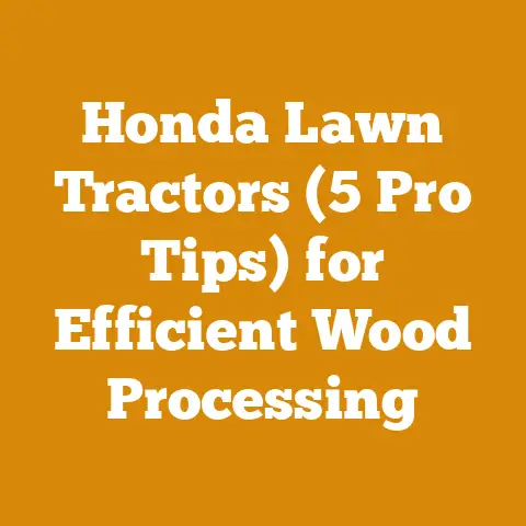 Honda Lawn Tractors (5 Pro Tips) for Efficient Wood Processing