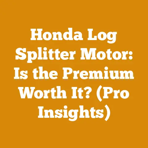 Honda Log Splitter Motor: Is the Premium Worth It? (Pro Insights)