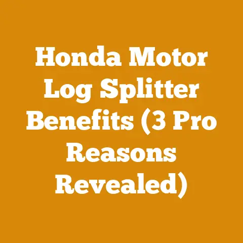 Honda Motor Log Splitter Benefits (3 Pro Reasons Revealed)