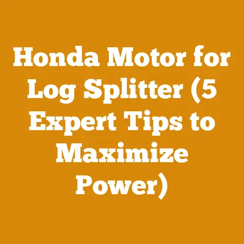 Honda Motor for Log Splitter (5 Expert Tips to Maximize Power)