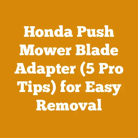 Honda Push Mower Blade Adapter (5 Pro Tips) for Easy Removal