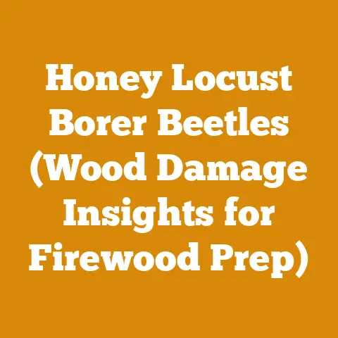 Honey Locust Borer Beetles (Wood Damage Insights for Firewood Prep)