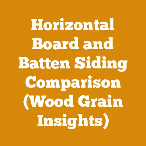 Horizontal Board and Batten Siding Comparison (Wood Grain Insights)