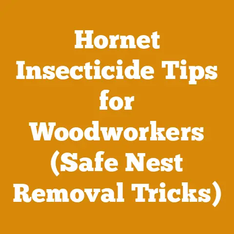 Hornet Insecticide Tips for Woodworkers (Safe Nest Removal Tricks)