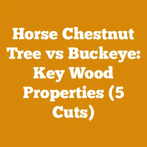 Horse Chestnut Tree vs Buckeye: Key Wood Properties (5 Cuts)