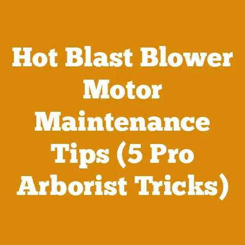 Hot Blast Blower Motor Maintenance Tips (5 Pro Arborist Tricks)