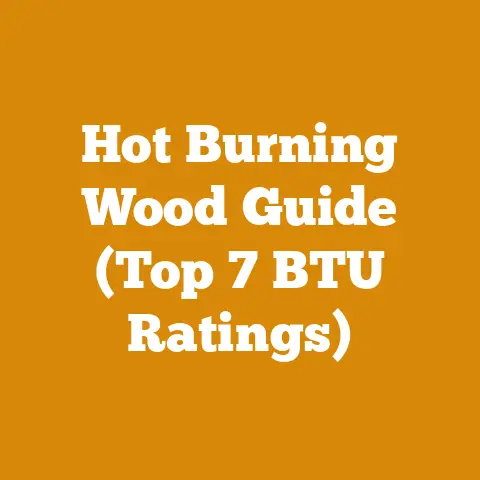 Hot Burning Wood Guide (Top 7 BTU Ratings)
