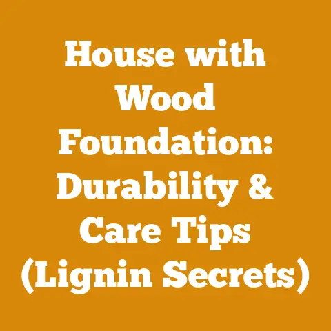 House with Wood Foundation: Durability & Care Tips (Lignin Secrets)