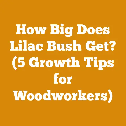 How Big Does Lilac Bush Get? (5 Growth Tips for Woodworkers)