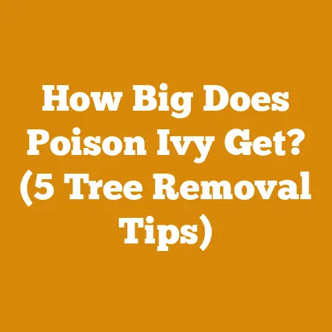 How Big Does Poison Ivy Get? (5 Tree Removal Tips)