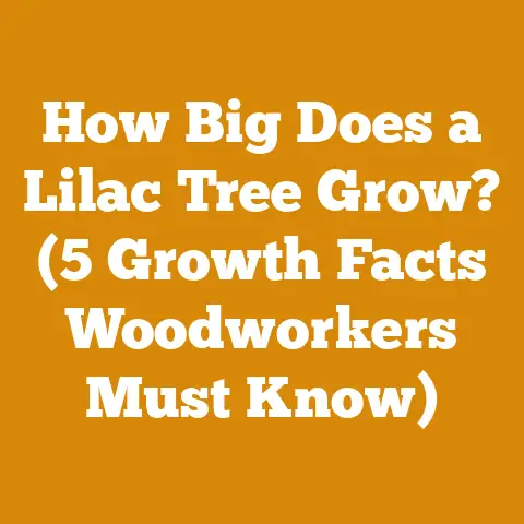 How Big Does a Lilac Tree Grow? (5 Growth Facts Woodworkers Must Know)
