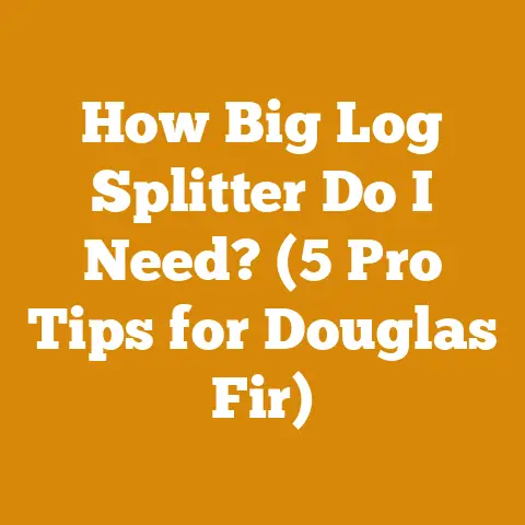 How Big Log Splitter Do I Need? (5 Pro Tips for Douglas Fir)