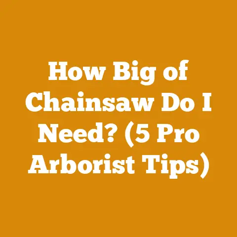 How Big of Chainsaw Do I Need? (5 Pro Arborist Tips)