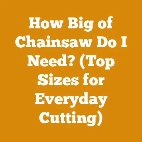 How Big of Chainsaw Do I Need? (Top Sizes for Everyday Cutting)