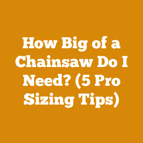 How Big of a Chainsaw Do I Need? (5 Pro Sizing Tips)