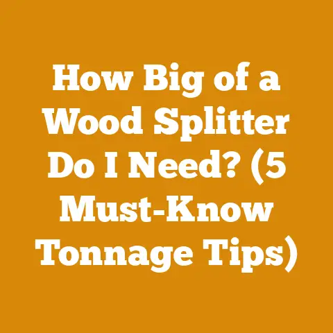 How Big of a Wood Splitter Do I Need? (5 Must-Know Tonnage Tips)
