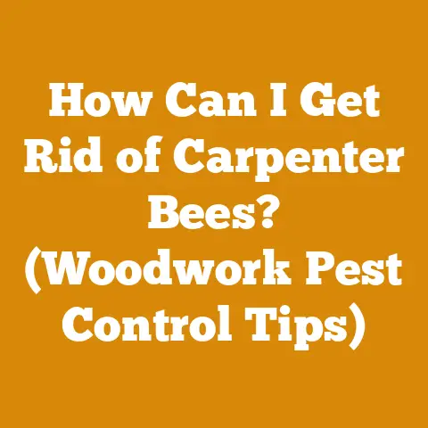 How Can I Get Rid of Carpenter Bees? (Woodwork Pest Control Tips)